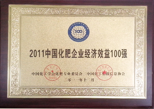2011中國化肥企業經濟效益100強